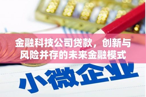 科尔沁左翼后旗金融科技公司贷款，创新与风险并存的未来金融模式