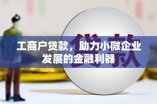 科尔沁左翼后旗工商户贷款，助力小微企业发展的金融利器