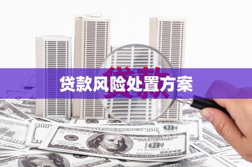 科尔沁左翼后旗贷款风险处置方案