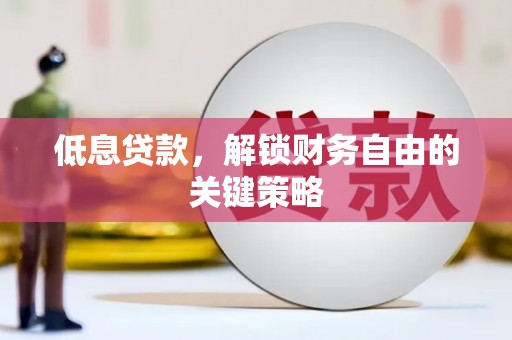 科尔沁左翼后旗低息贷款，解锁财务自由的关键策略