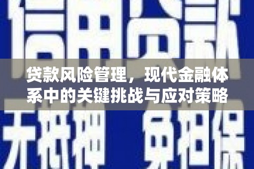 科尔沁左翼后旗贷款风险管理，现代金融体系中的关键挑战与应对策略