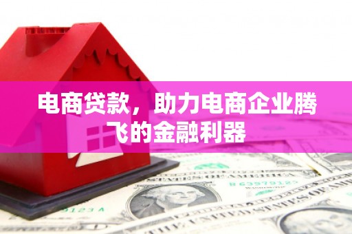 科尔沁左翼后旗电商贷款，助力电商企业腾飞的金融利器