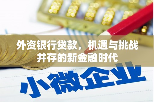 科尔沁左翼后旗外资银行贷款，机遇与挑战并存的新金融时代