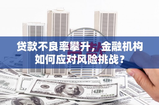 科尔沁左翼后旗贷款不良率攀升，金融机构如何应对风险挑战？