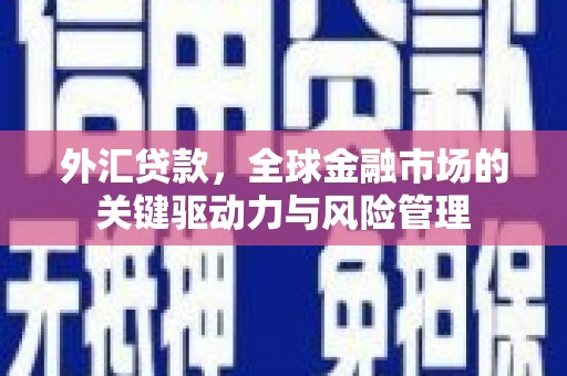 科尔沁左翼后旗外汇贷款，全球金融市场的关键驱动力与风险管理