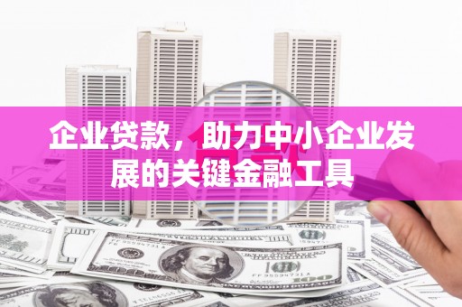 科尔沁左翼后旗企业贷款，助力中小企业发展的关键金融工具