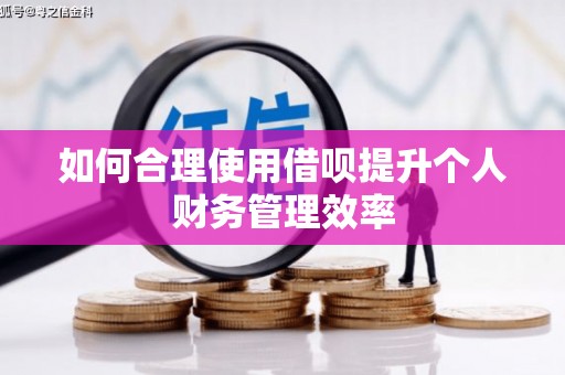 科尔沁左翼后旗如何合理使用借呗提升个人财务管理效率