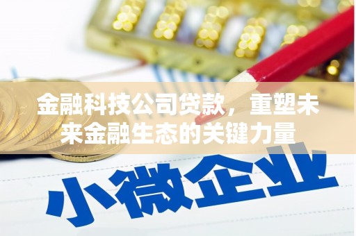 科尔沁左翼后旗金融科技公司贷款，重塑未来金融生态的关键力量