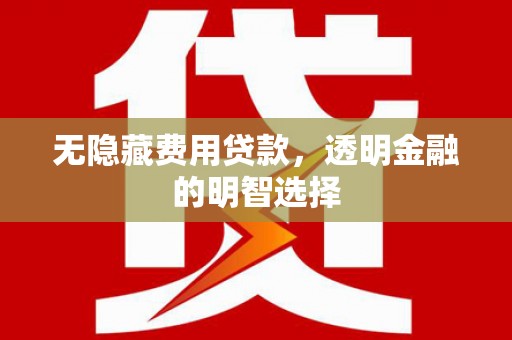 科尔沁左翼后旗无隐藏费用贷款，透明金融的明智选择