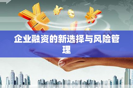 科尔沁左翼后旗企业融资的新选择与风险管理