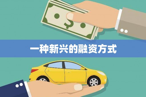 科尔沁左翼后旗一种新兴的融资方式
